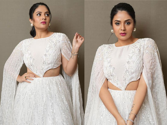 Staggering Looks Of Sreemukhi In White